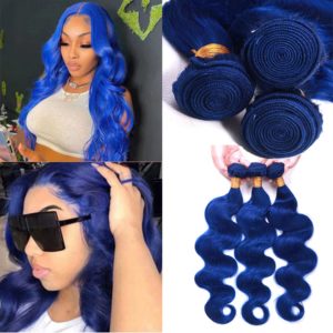 Blue Hair Extensions