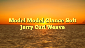 Read more about the article Model Model Glance Soft Jerry Curl Weave