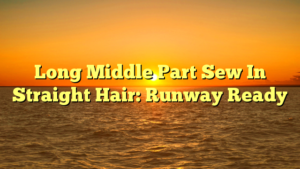 Read more about the article Long Middle Part Sew In Straight Hair: Runway Ready